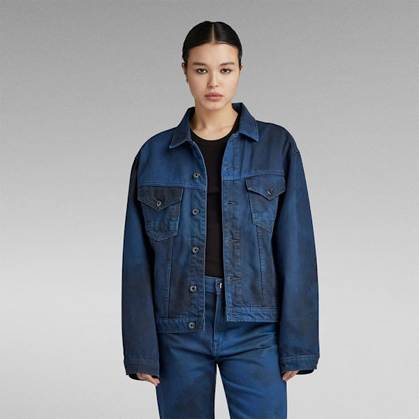 G-star D23643-d480 Denimjakke Blå S Kvinde