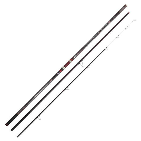 Cinnetic Surfcasting Stång Raycast Red Fire Tz 45° Flexi Tip Hybrid Silver 4.25 m / 125-250 g