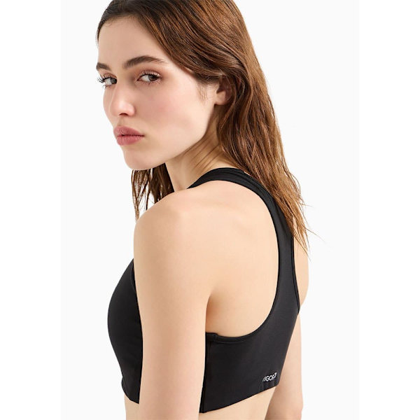 Ea7 Emporio Armani 6dth59-tjklz Sport-bh Svart M Kvinna