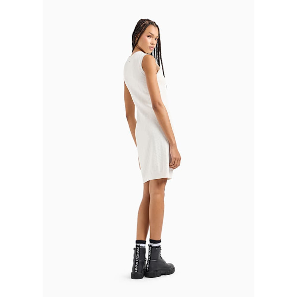 Armani Exchange 8nya9a_ymh6z ærmeløs Kjole Hvid XL Kvinde