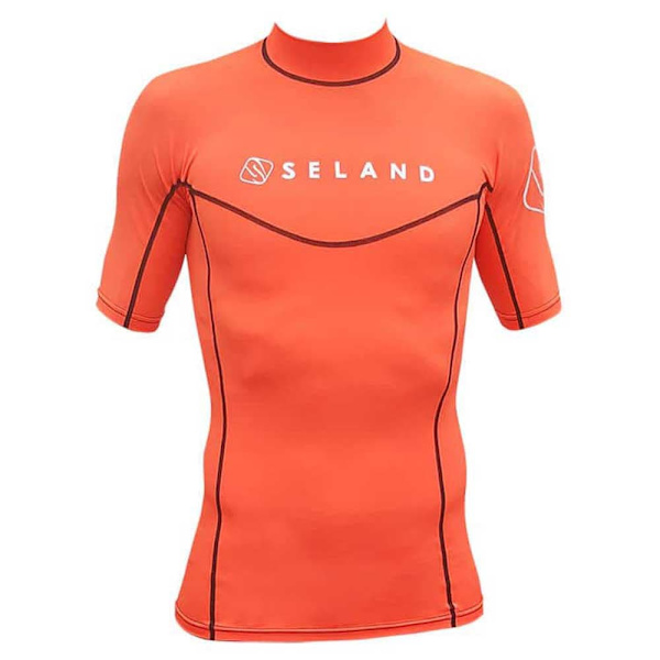 Seland Lyhythihainen T-paita Elastan Fina Oranssi XS Mies