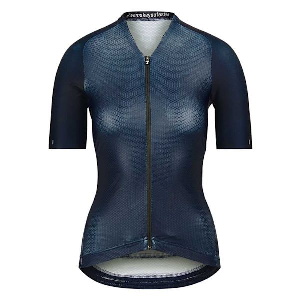 Bioracer Icon Coldblack Lyhythihainen Pyöräilypaita Sininen M Nainen