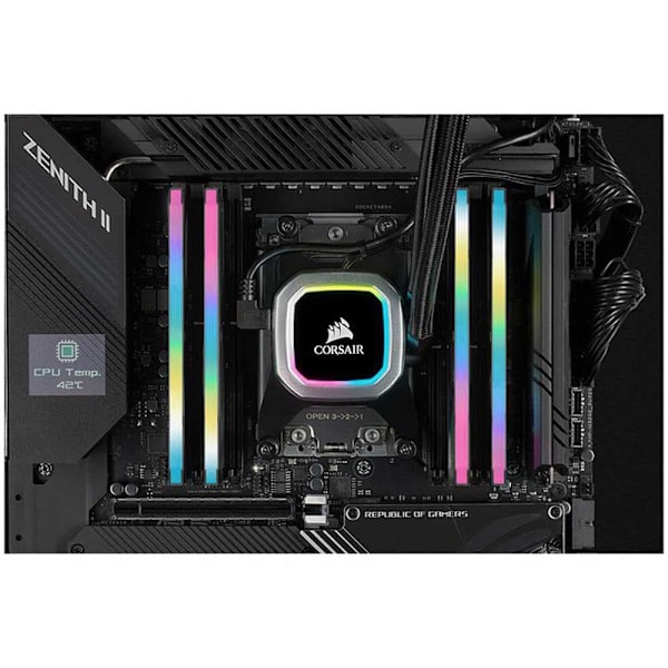 Corsair Ram-hukommelse Vengeance Rgb Pro Sl Amd 32gb 2x16gb Ddr4 3200mhz Sort