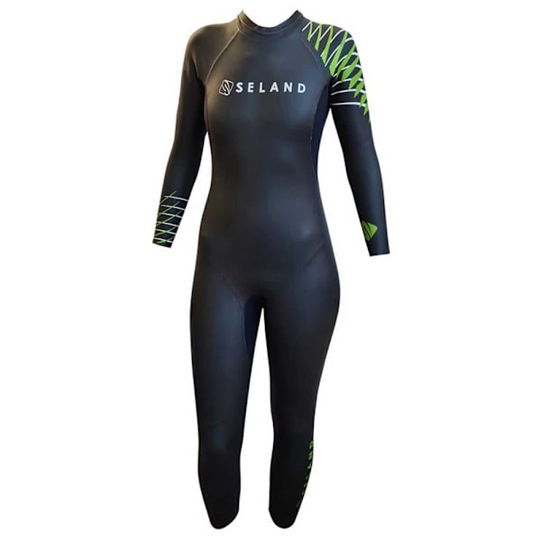 Seland Langærmet Neopren Våddragt Triathlon Woman Sort S
