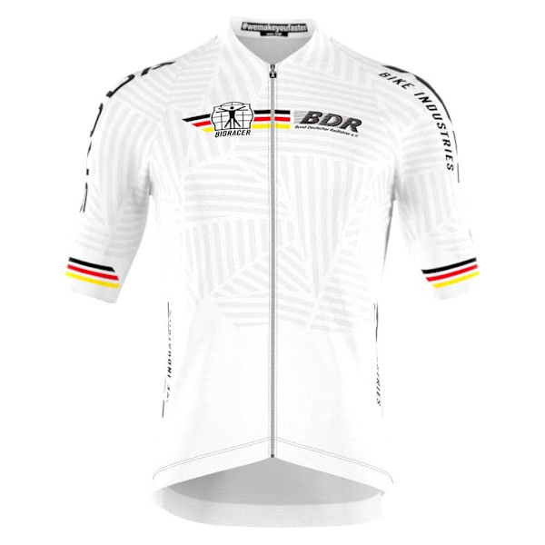 Bioracer German Icon Classic Matrix Kortärmad Tröja Vit XS Man