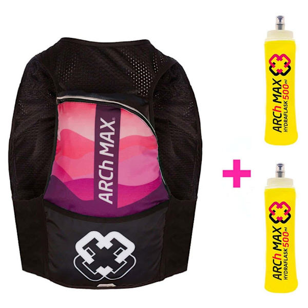 Arch Max Hydration Vest Unisex 8l+sf500ml Sort S-M