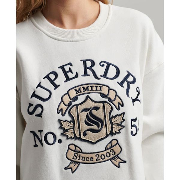 Superdry Kjole Vintage Pride In Craft C Hvid XS Kvinde