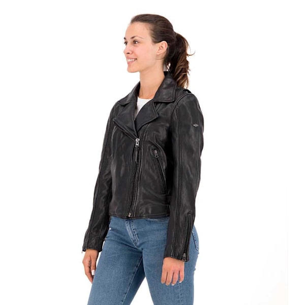Superdry Jakke Ov Classic Biker Sort S Kvinde