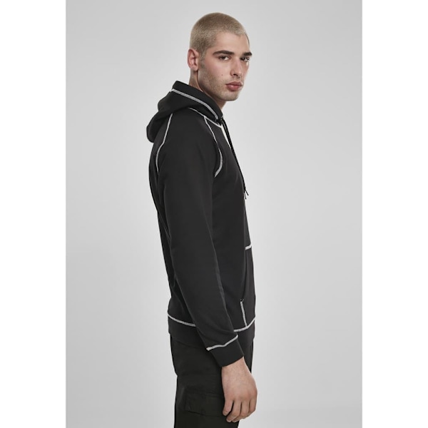 Urban Classics Contrast Stitching Hættetrøje Sort L Mand