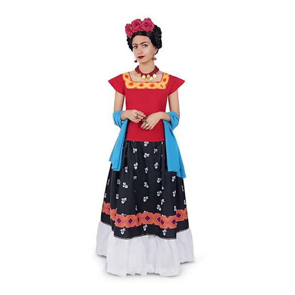 Viving Costumes Nainen Custom Frida Kahlo Monivärinen XS