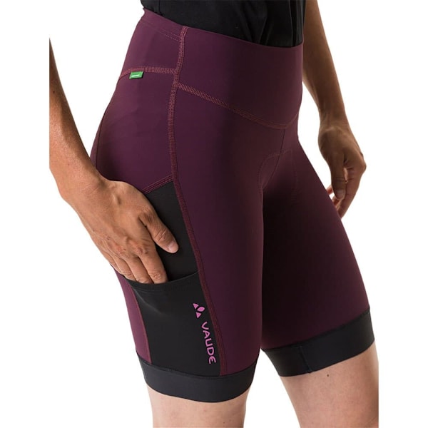 Vaude Bike Kuro Cykelbyxor Utan Axelband Lila 36 Kvinna