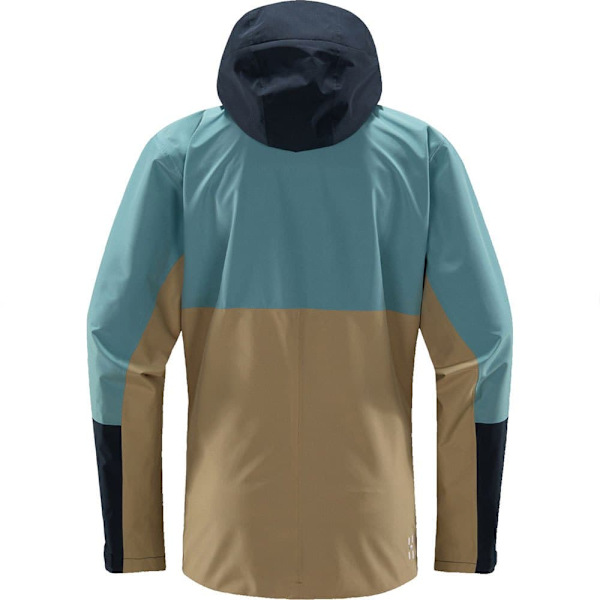 Haglofs Jakke Finch Proof Beige,Blå S Kvinde