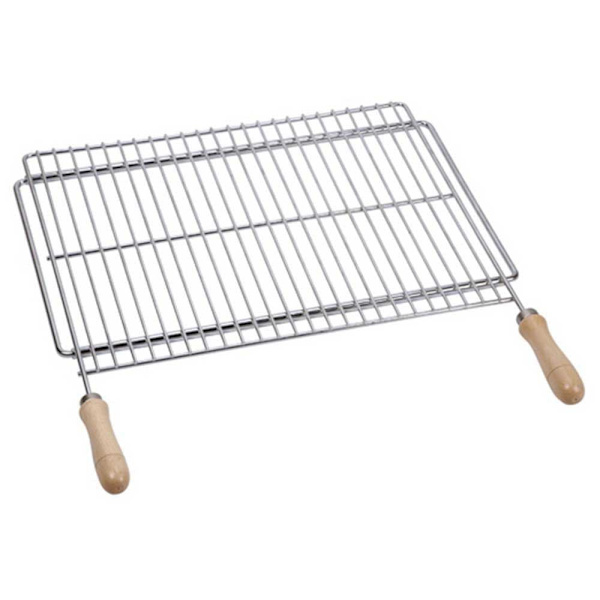 Sauvic Utdragbar Grillgrill 70x40 Cm Silver
