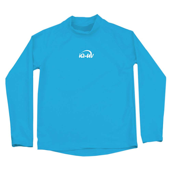 Iq-uv Langærmet T-shirt Uv 300 Blå 10-11 Years
