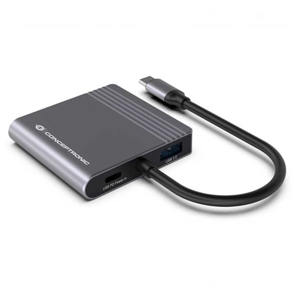Conceptronic Hub Usb-c Donn13g 2x Hdmi/usb/usb C Søvfarvet
