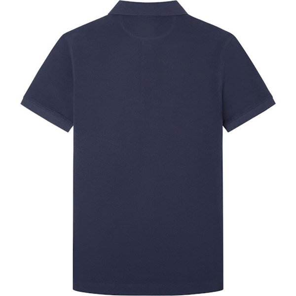 FaÇonnable Pima Pocket Kortærmet Polo Blå M Mand