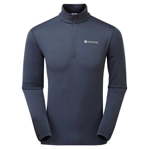Montane Protium Lite Pull-on Fleecejakke Med Halv Lynlås Blå L Mand