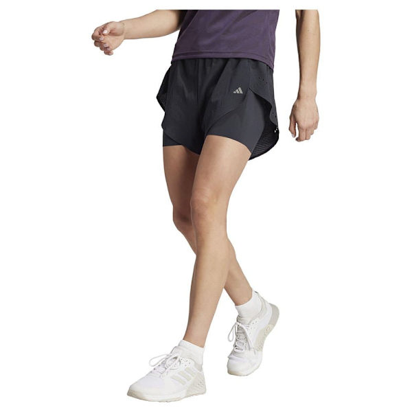 Adidas Shorts Designed For Training Hiit 2in1 Sort XL Kvinde