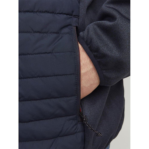 Jack & Jones Jacka Multi Quilted Collar Plus Blå 4XL Man