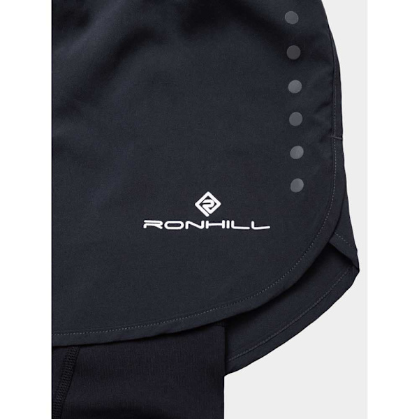 Ronhill Core Twin Shortsit Musta 8 Nainen