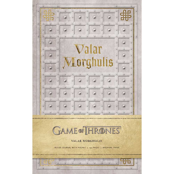 Insight Valar Morghulis 21 Cm Game Of Thrones Notebook Gylden
