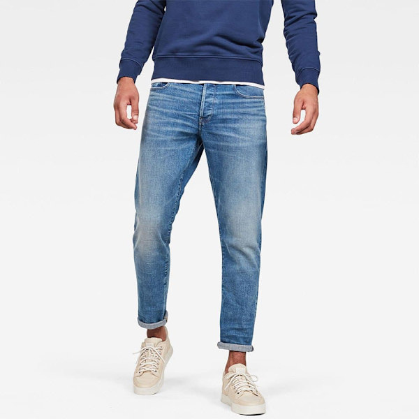 G-star 3301 Straight Tapered Jeans Blå 31 / 36 Man