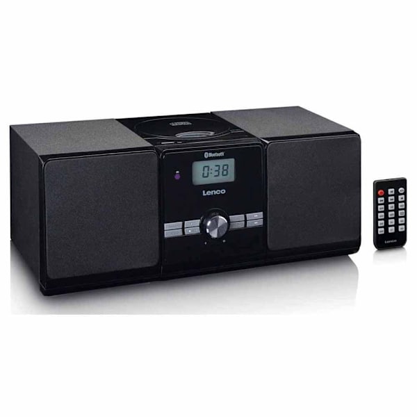Lenco Micro Hi-fi Mc-030 Søvfarvet Sort