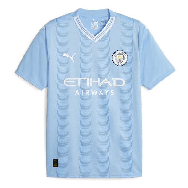 Puma Hemmet Kortärmad T-shirt Mcfc 23/24 Blå XL
