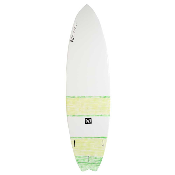 Victory Surfbräda Eps Swallow Tail Thruster Flying Fish D2 6´0´´ Vit 182.9 cm