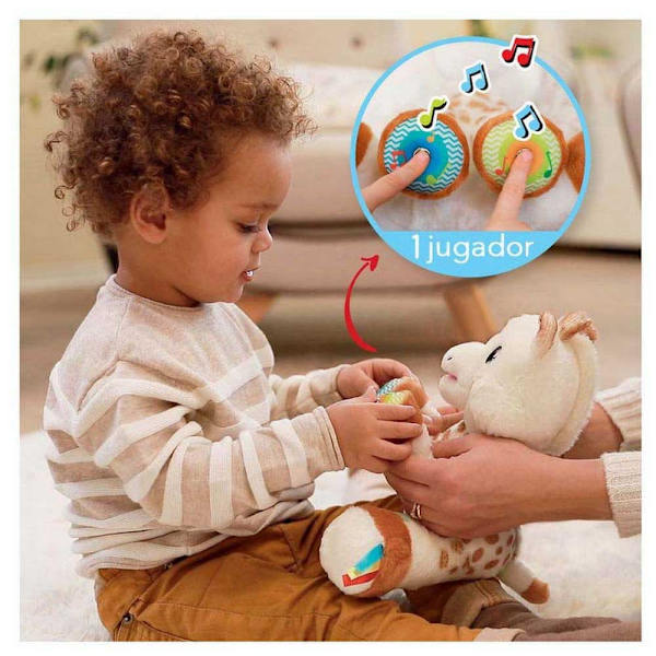 Sophie La Girafe Touch And Play Music Plush Flerfärgad