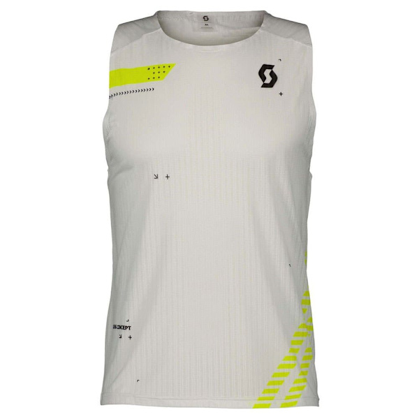 Scott Ærmeløs T-shirt Rc Run Sl Hvid S Mand