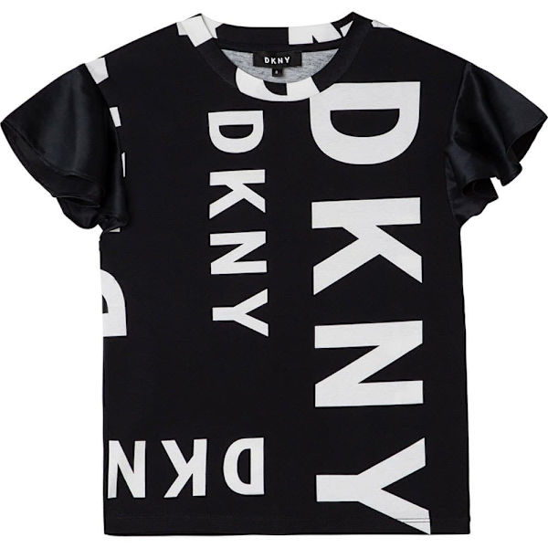 Dkny Lyhythihainen T-paita D35r73-m41 Musta 14 Years