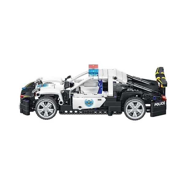 Giros Polisbilskonstruktionsspel Technic Swat Silver