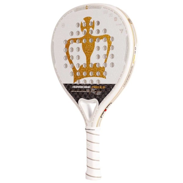 Black Crown Hurricane Pro 3.0 Padelmaila Kultainen