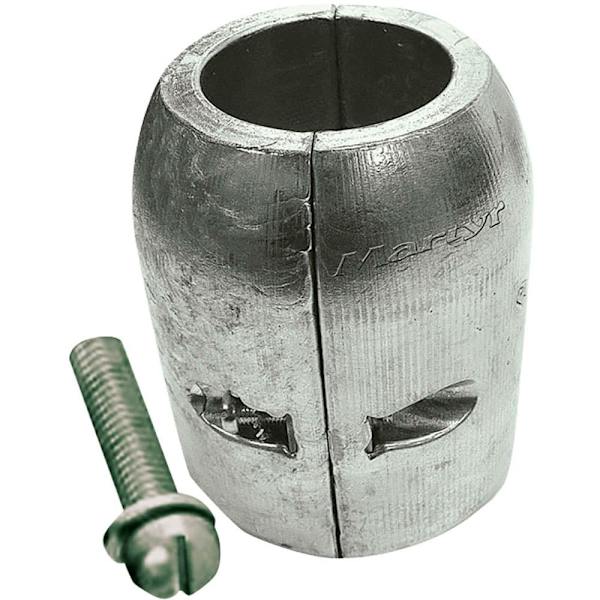 Martyr Anodes Klämaxelanod I Aluminium Silver 40 mm
