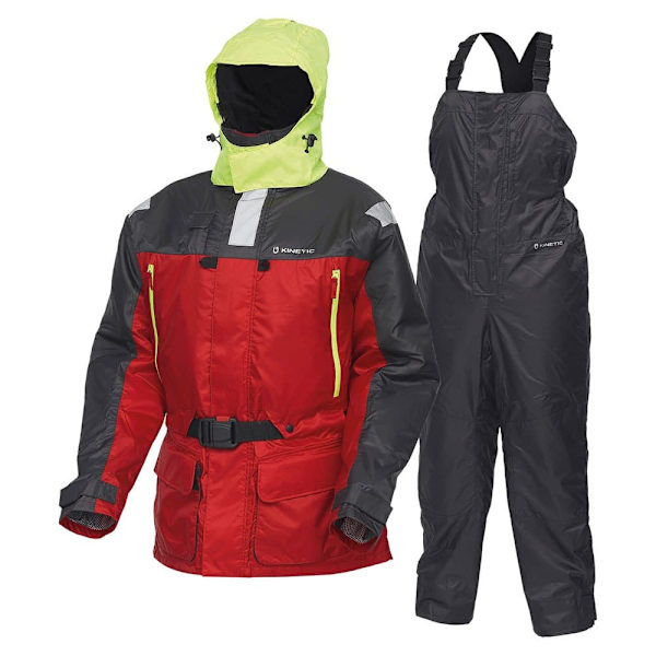 Kinetic Guardian Flotation Dragt 2 Stykker Rød S Mand
