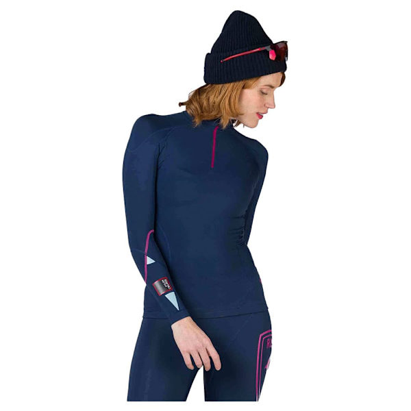 Rossignol Infini Compression Race Halv Dragkedja Långärmad T-shirt  XS Kvinna