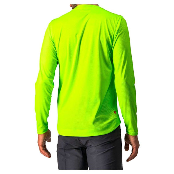 Castelli Långärmad T-shirt Trail Tech Gul M Man
