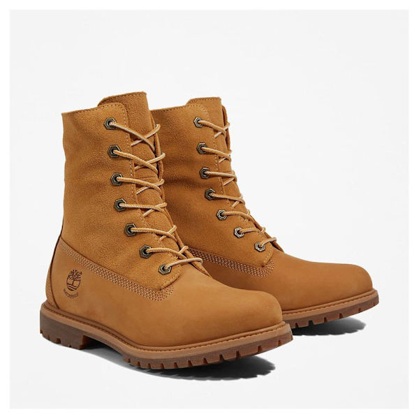 Timberland Authentic Warm Lined Wp Støvler Brun EU 38 1/2 Kvinde