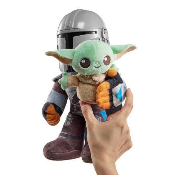 Star Wars Bamse Clan Of Two: Mandalorian & Grogu Feature Plush Grøn