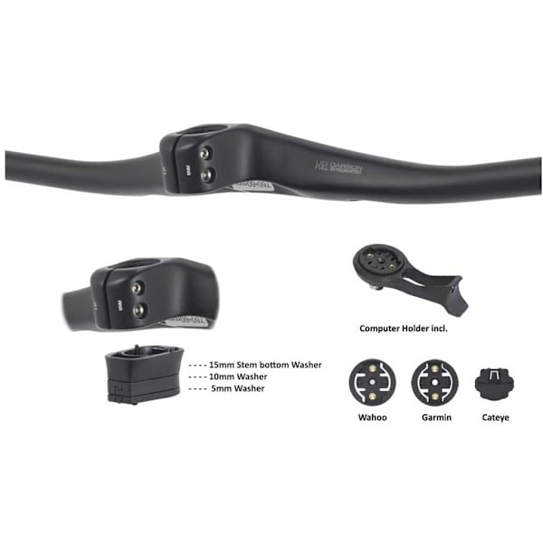 Progress Pg-246 Mtb Styre Silver 90 mm / 760 mm