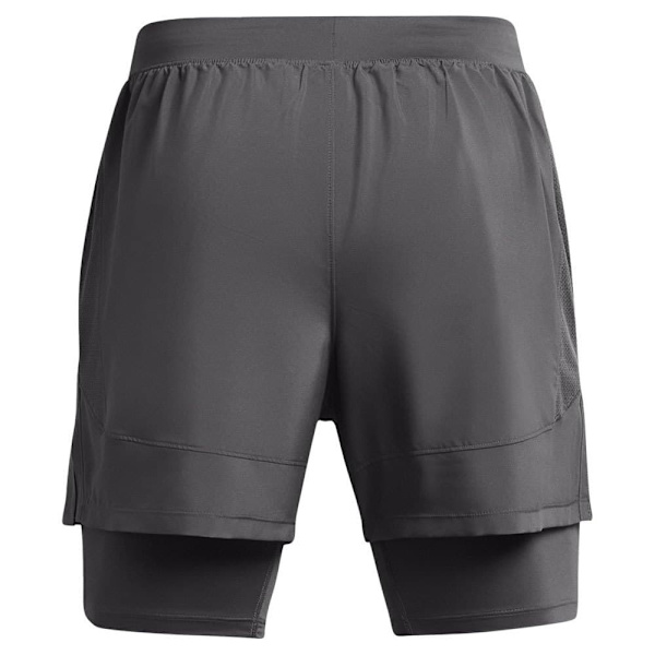 Under Armour Launch 5in 2-in-1 Shorts Grå S Mand