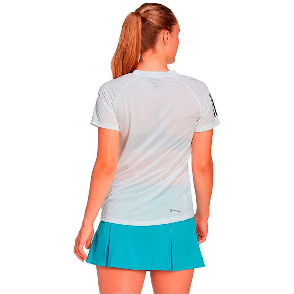 Adidas Kortärmad T-shirt Club Vit S Kvinna