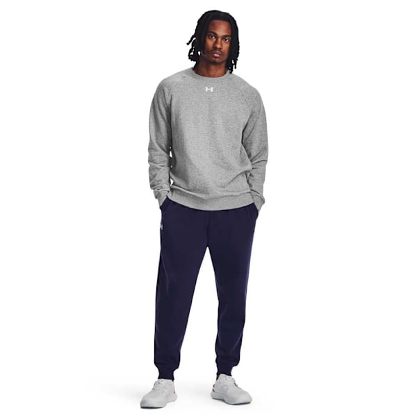 Under Armour Rival Fleece Crew Sweatshirt Grå 4XL / Tall Mand
