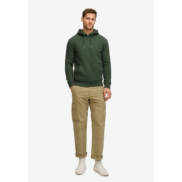 Superdry Essential Logo Hættetrøje Grøn S Mand