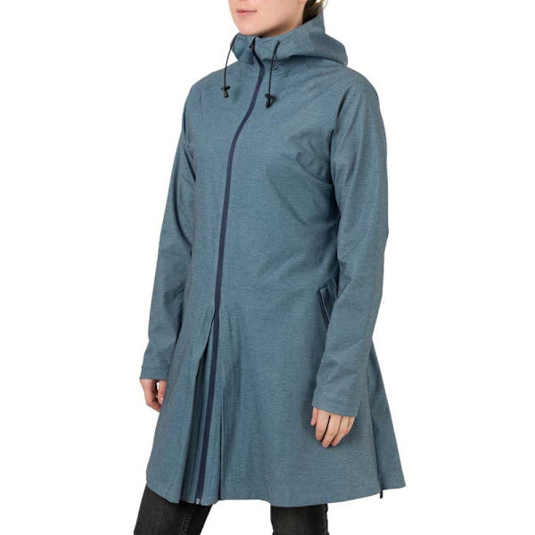 Agu Jakke Seq Rain Blå L Kvinde