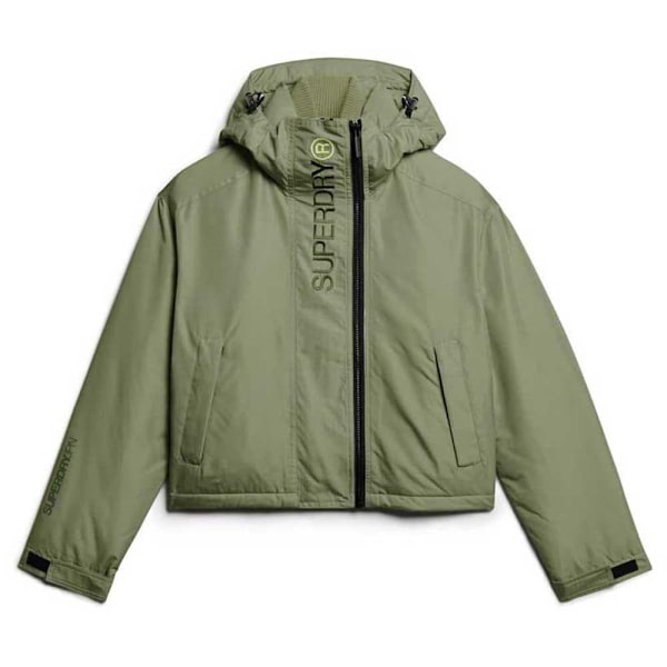 Superdry Embroidered Windbreaker Jacka Grönt XL Kvinna