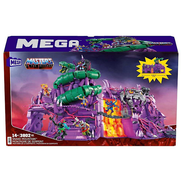 Mega Construx Snake Mountain Probuilders Monivärinen