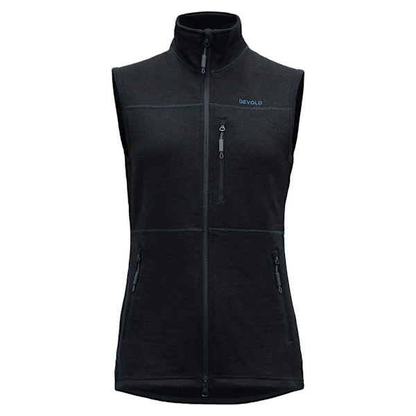 Devold Of Norway Thermo Wool Vest Sort L Kvinde