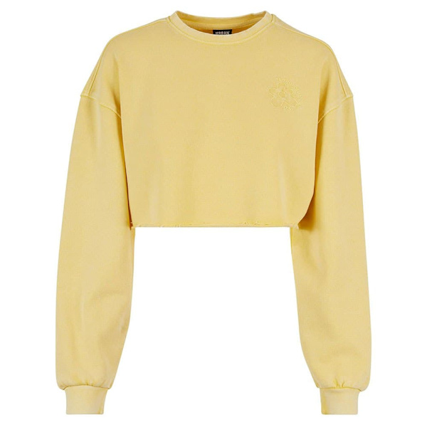 Urban Classics Terry Langærmet Top Gul 3XL Kvinde